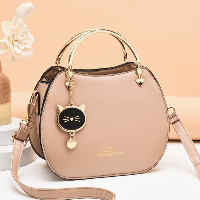

Women Wallets Shell Mini Bag with Cat Charm - Crossbody Bag, Tote, Large-Capacity Commuter Shoulder Bag 23 * 18 * 10CM жовтий