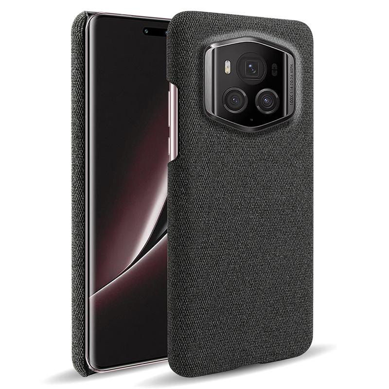 Para Honor Magic6 RSR Porsche Design 5G Capa de Telefone Tecido+PC Capa Traseira à Prova de Quedas