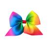 Gradient Rainbow Multicolor Bow Hair Tie & Clip for Girls and Babies