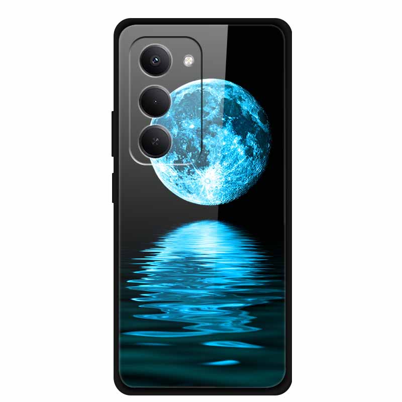 For Redmi 15 5G Case 6.9" 25057RN09E Tempered Glass Hard Covers For Redmi 15 4G 2025 Luxury Phone Cases Protective Bumper Fundas