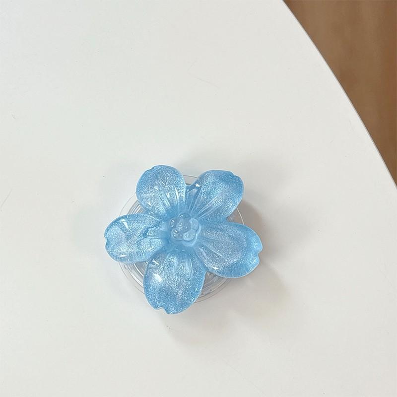 

Solid Color Glitter Flower Mobile Phone Airbag Holder Korean Ins Style Japanese Women s Adhesive Desktop Portable