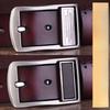 Men'S Leather Pin Buckle Belt Men'S Antique Belt Casual Pure Cowhide Jeans Belt
