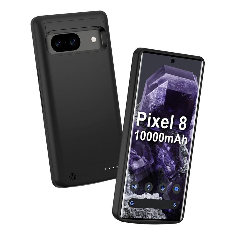 For Google Pixel 8 Pro 7 6 Pro Wireless Battery Charger Case Power Case Battery Pack Power Bank 10000mAh Wireless Charging Cover