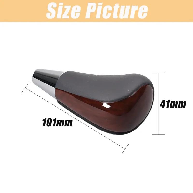 Auto Parts Automatic Gear Shift Knob Leather Shifter Lever Stick For Toyota For Hilux 2011- For Harrier 2010- For Fortuner 2012-