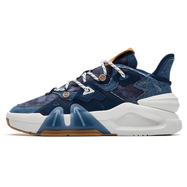 Anta Bastard 4 Low top Skateboard Shoes Men's Dark Shadow Blue 112238080-8