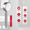 304 Stainless Steel Pressurized Shower Set with Handheld Head, Hose, and Descaling Feature