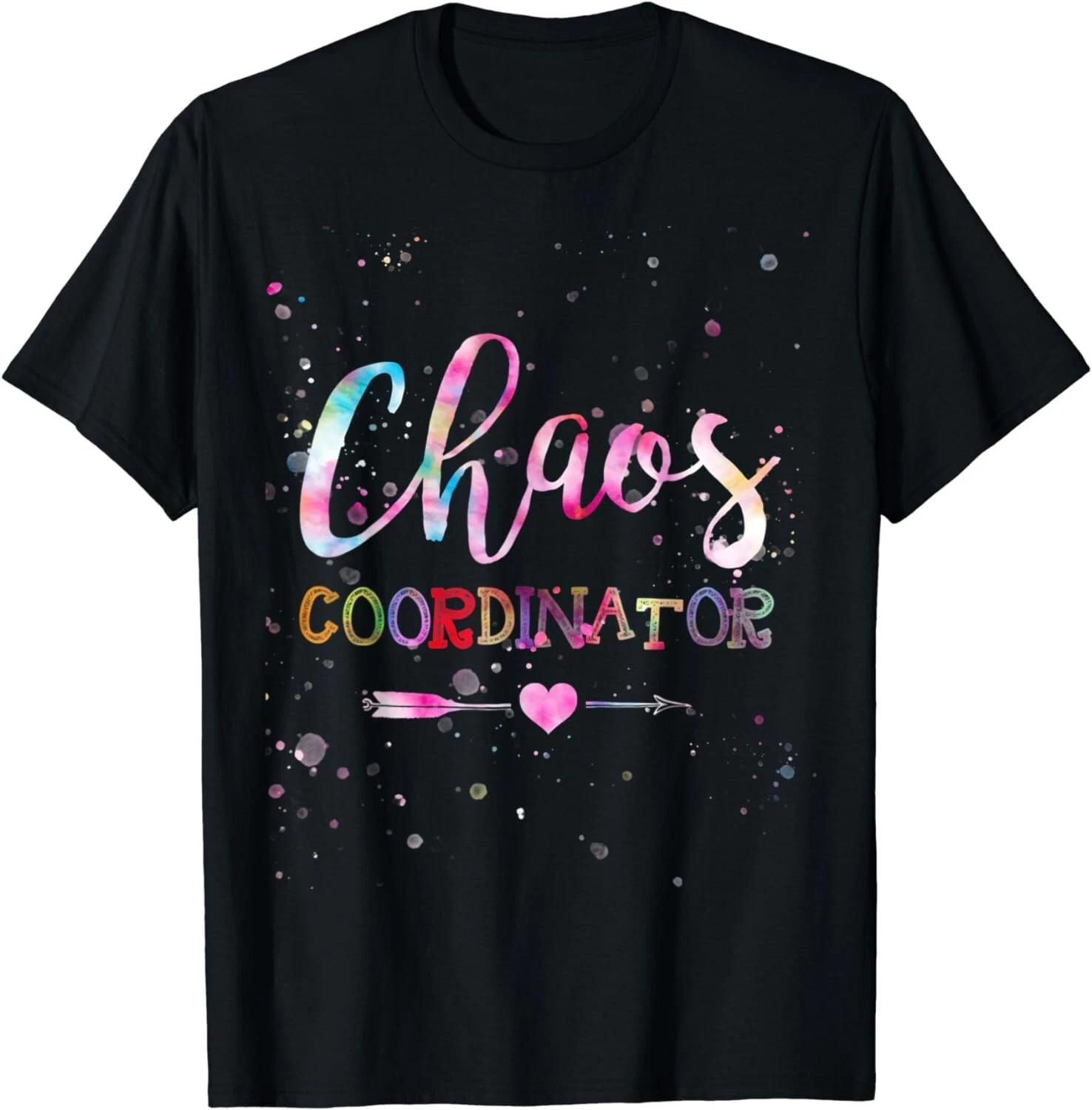 

Chaos Coordinator Tie Dye Gift Unisex T-Shirt 4XL