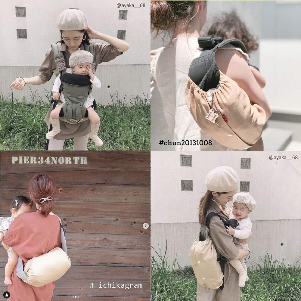 Lucaco Baby Carrier Storage Cover Warranty with Instruction Simple Beige [Large] 2-Year Manual, 88-048 (Simple [L] 88-0988-11)