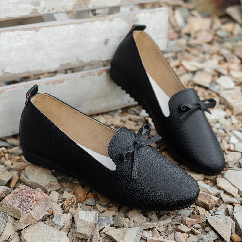 Jarní a podzimní obuv ploché boty dámské boty ploché ploché boty velké velikosti