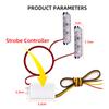 Car Parking Signal Light Police Lights Emergency Warning Light Strobe Lights Flasher LED Auto Flash Stroboscopes Strobe Light