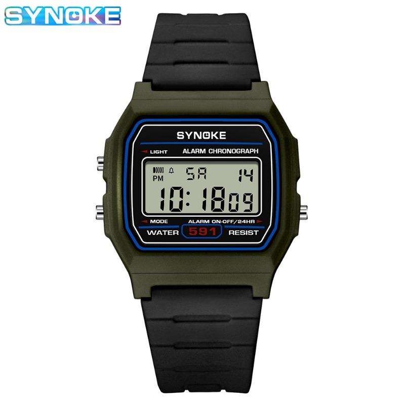 Top Brand New Electronic Watch Retro Classic Small Square Student Sports Watch Lightweight Design Advanced Watch