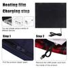 Portable 5V USB Electric Heated Car  Use Winter Warm Blanket Cover Heater
