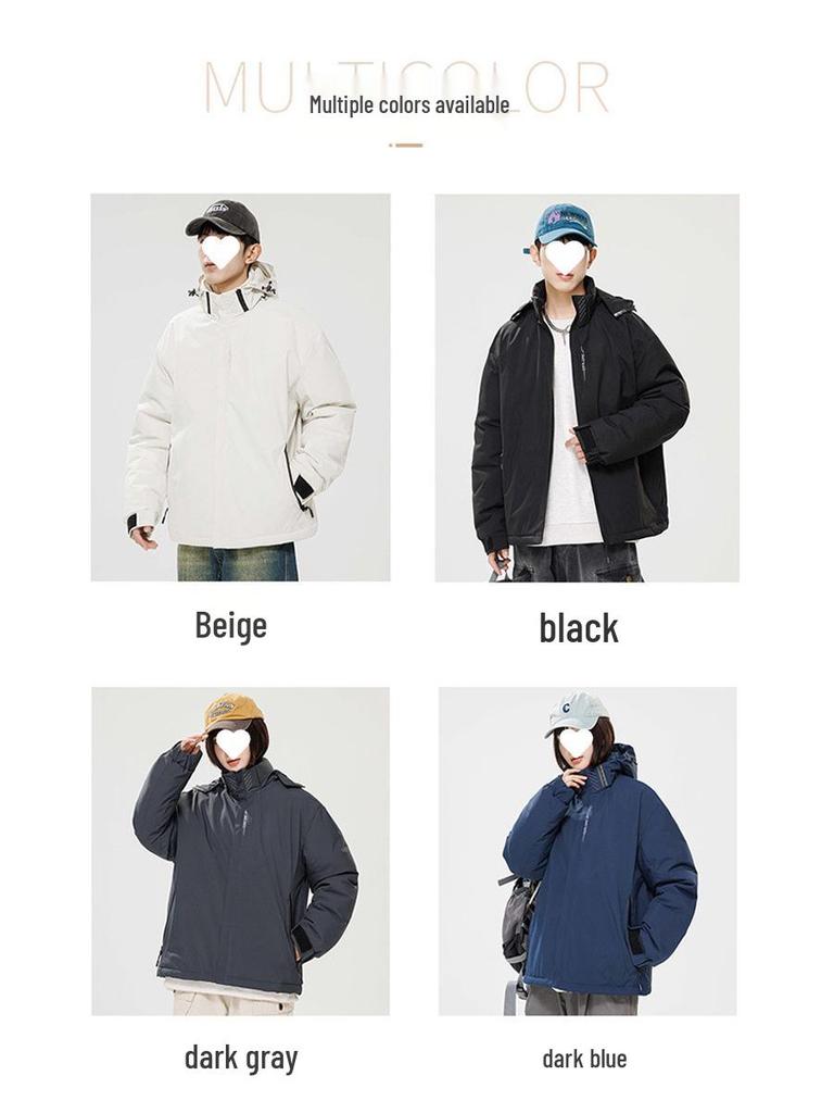 Graphene Waterproof Ski Jacket - Men's Winter Cotton Coat, Trendy Autumn Style for Couples