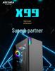 X99 E-sports Gaming Desktop Case with Tempered Glass Panel & Colorful Lighting
