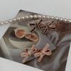 C S In The Room Ribbon CubiC roSe Gold earrIngS 2 Color
