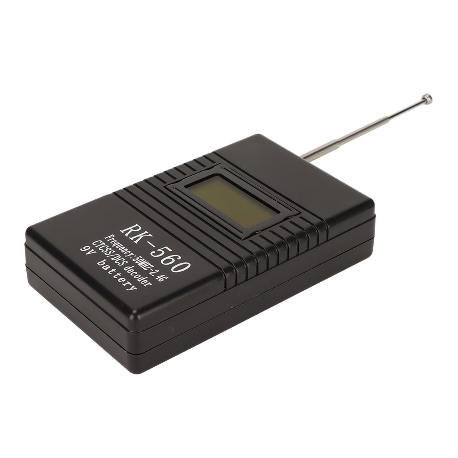 Honor Electronics Mini Radio Frequency Counter Meter 50Mhz‑2.4Ghz Portable Radio Frequency Tester With Antenna For