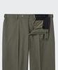 Musinsa Standard Cool Touch Semi-Wide Hidden Banding Slacks [Khaki Gray]