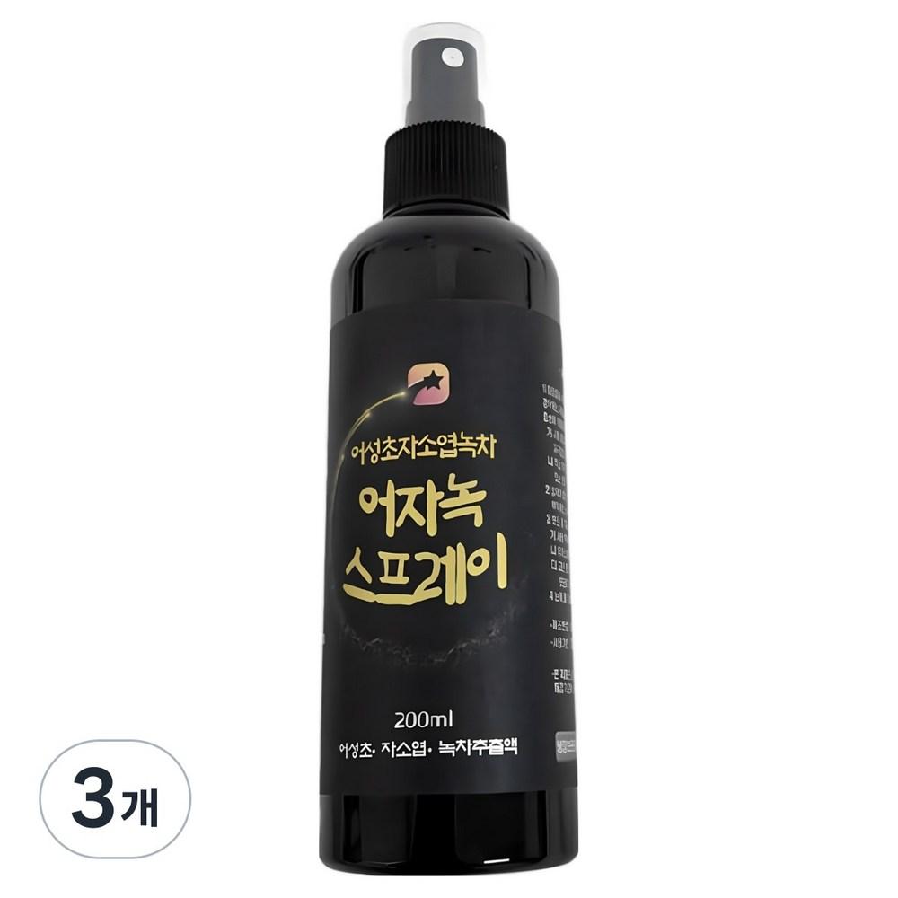 Haengbokbyeol Houttuynia Cordata Perilla Leaf Green Tea Scalp & Hair Loss Care Mist Spray 200g 3 pcs