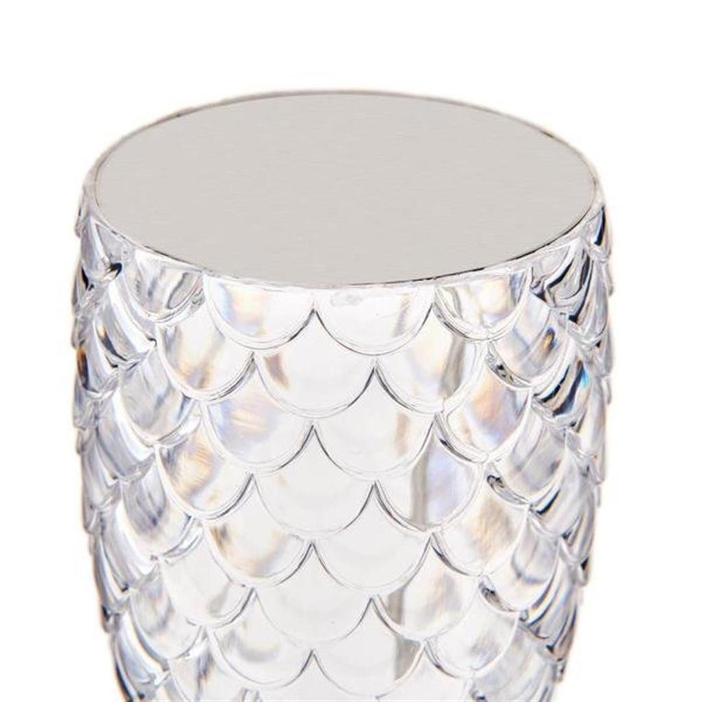 Bylamp Glacier Kryształowa lampa stołowa LED z możliwością ładowania, przezroczysta 21,5x11x11 cm