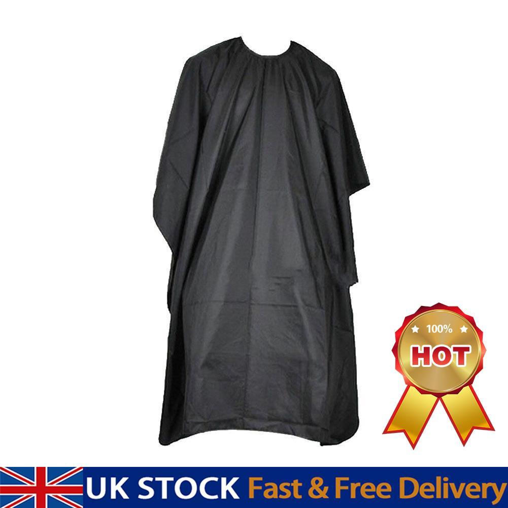 Black Professional Hairdressing Cape Salon Barber Apron Waterproof Cutting Gown Protect Clothing Wrap Cloth Durable Skin-friendl