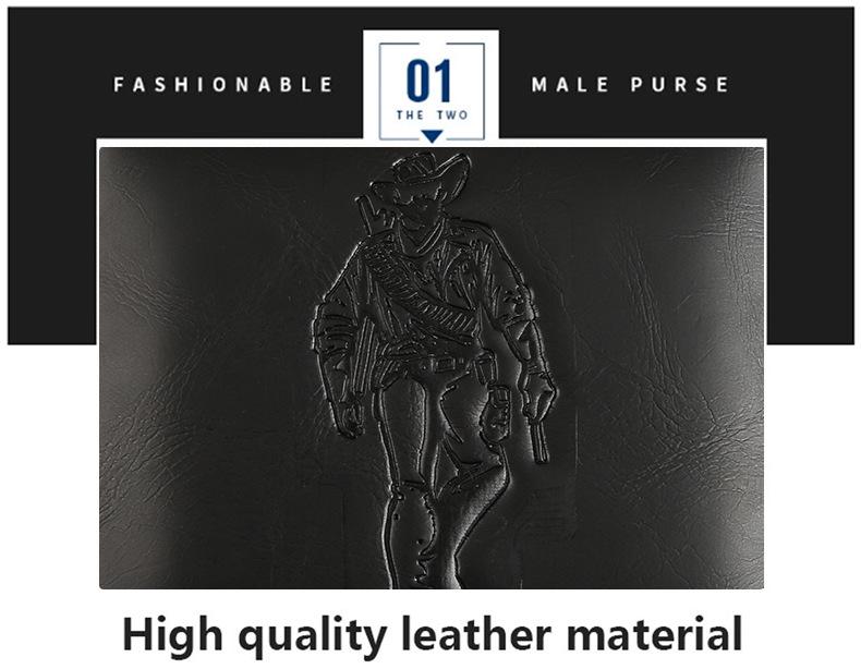 2025 Herren Reißverschluss-Geldbörse: Trendiges Cartoon-Design mit mehreren Kartenfächern