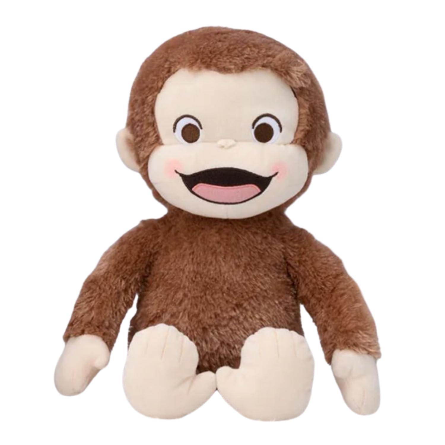 

Curious George Red Cheeks Large Plush Pure Kira 2 30cm Toy, Ver., Types, Approx. (Mouth Open)