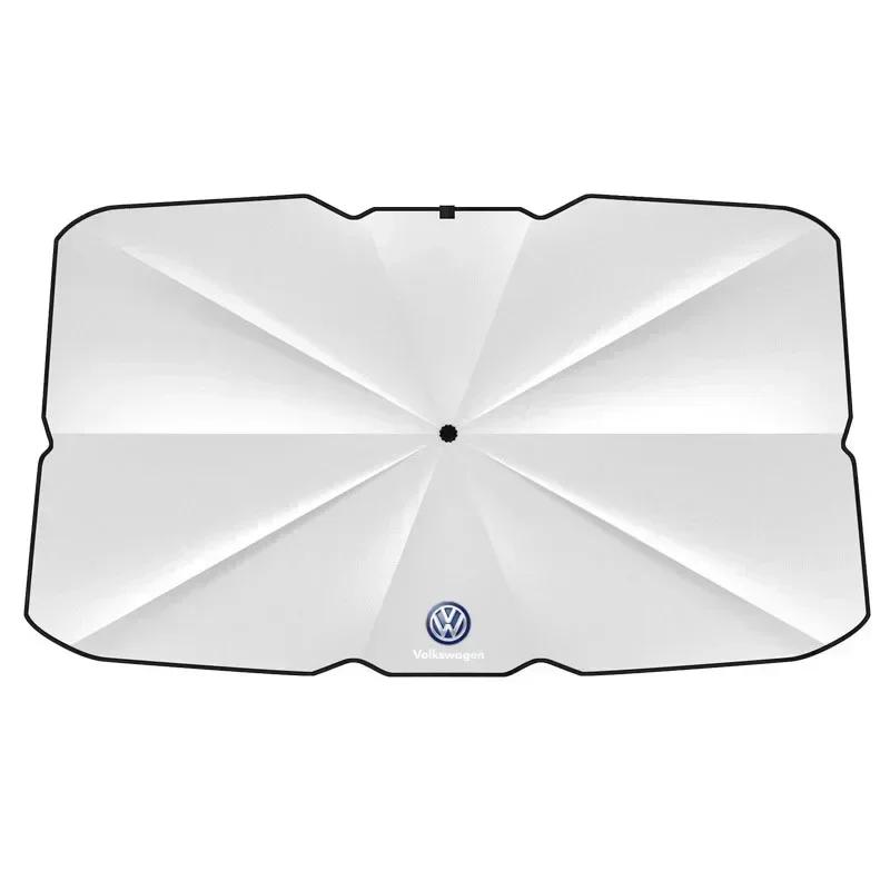 

New B6 For Volkswagen Automobile Windshield Heat Sunshade Car Sun Umbrella Telescopic Sun Visor For Volkswagen VW Scirocco