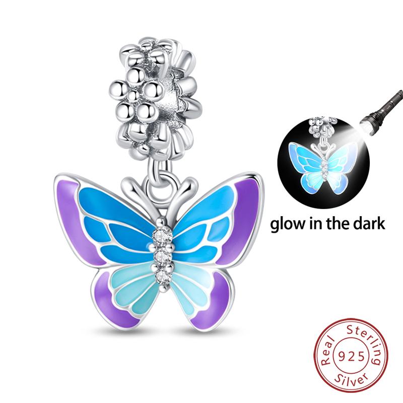 100% Copper Exquisite Cubic Zircon Butterfly Bee Ladybug Charms Bead Fit Qikaola Original Bracelet Fine Diy Jewelry