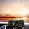 Solar/USB Charging Tire Pressure Monitoring System with 4 External Sensors LCD Display for RV Sedan SUV Truck