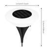 Solar Powered Ground Lamp Deck Lights Rotundity Solar Underground Light  Garden Decoration