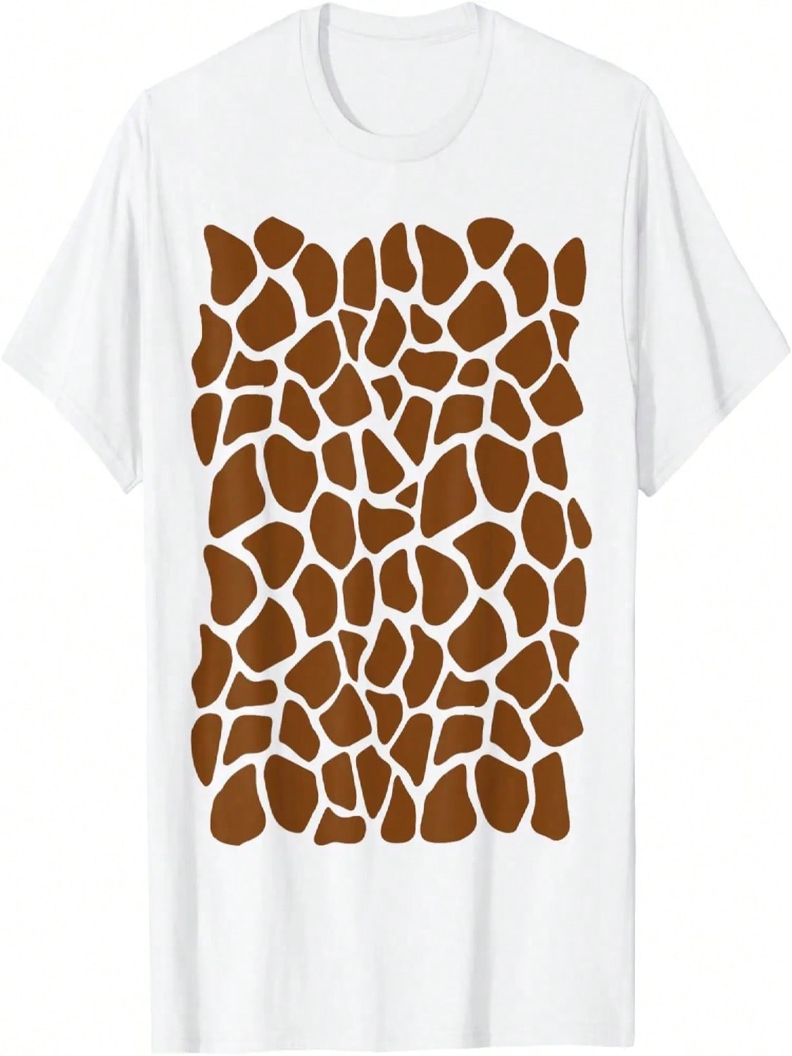 Funny Giraffe Pattern Lazy Halloween Costume T-Shirt S разноцветный