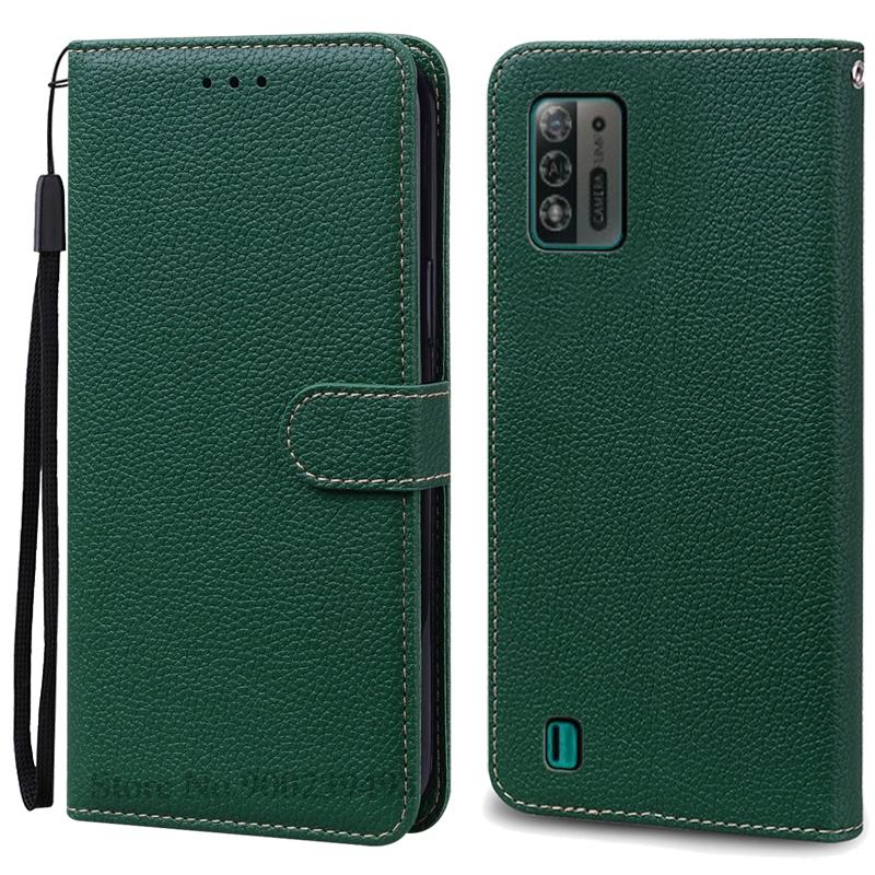 A52 Lite Pouzdro Pro ZTE Blade A52 Lite Pouzdro Měkké Silikonové Peněženkové Kožené Vyklápěcí Pouzdro Pro ZTE Blade A52 Lite Pouzdro TPU Zadní Kryt Etui