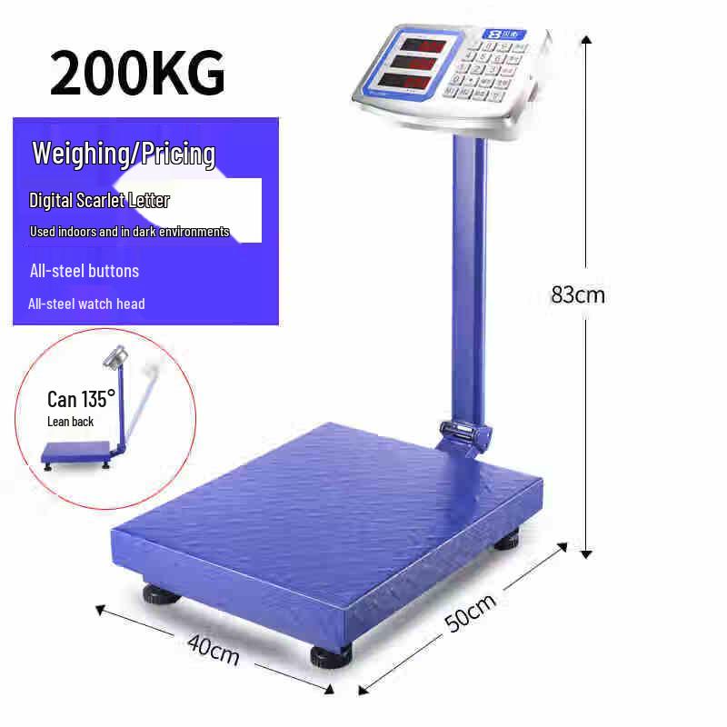 Audemai 200kg Foldable Commercial Electronic Scale