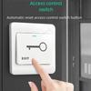 Concealed Installation Door Switches Button Plastic Access Control Switches Door Entry Button for Door Access Control