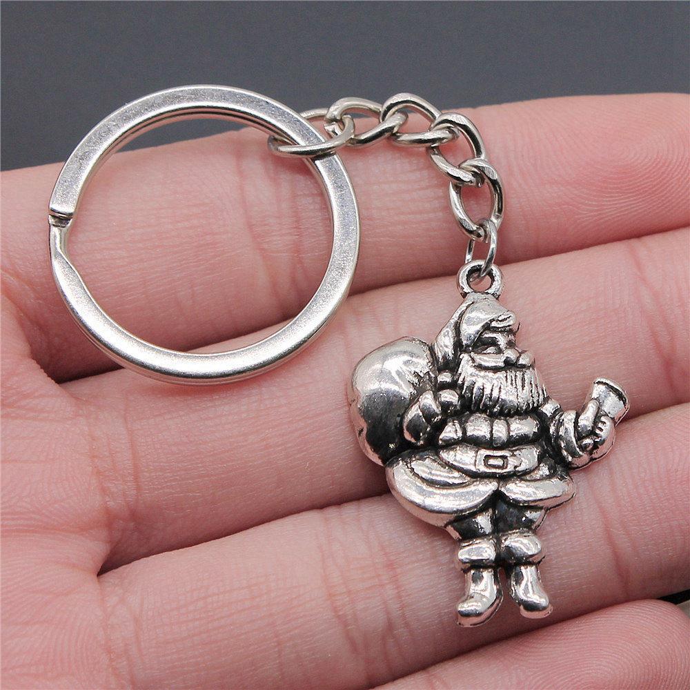 

Рождественский брелок для ключей, женские украшения, годовщина свадьбы, товары для творчества в стиле бохо A30-1pcs-32x25mm