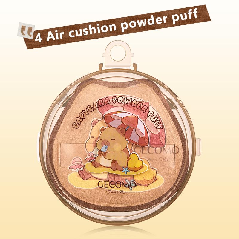 Puf Nou GECOMO Kapi Bara Puf de Pudră Modelare Drăguță Moale Umed și Uscat Pufuri pentru Pudră Liberă Pudră Cushion