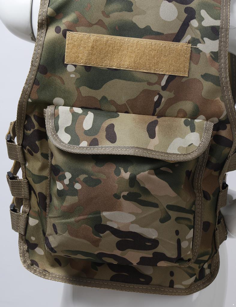 Profesyonel Tarz Çocuk Ekipmanı Airsoft CS için Yardımcı Cepli Ayarlanabilir Yelek