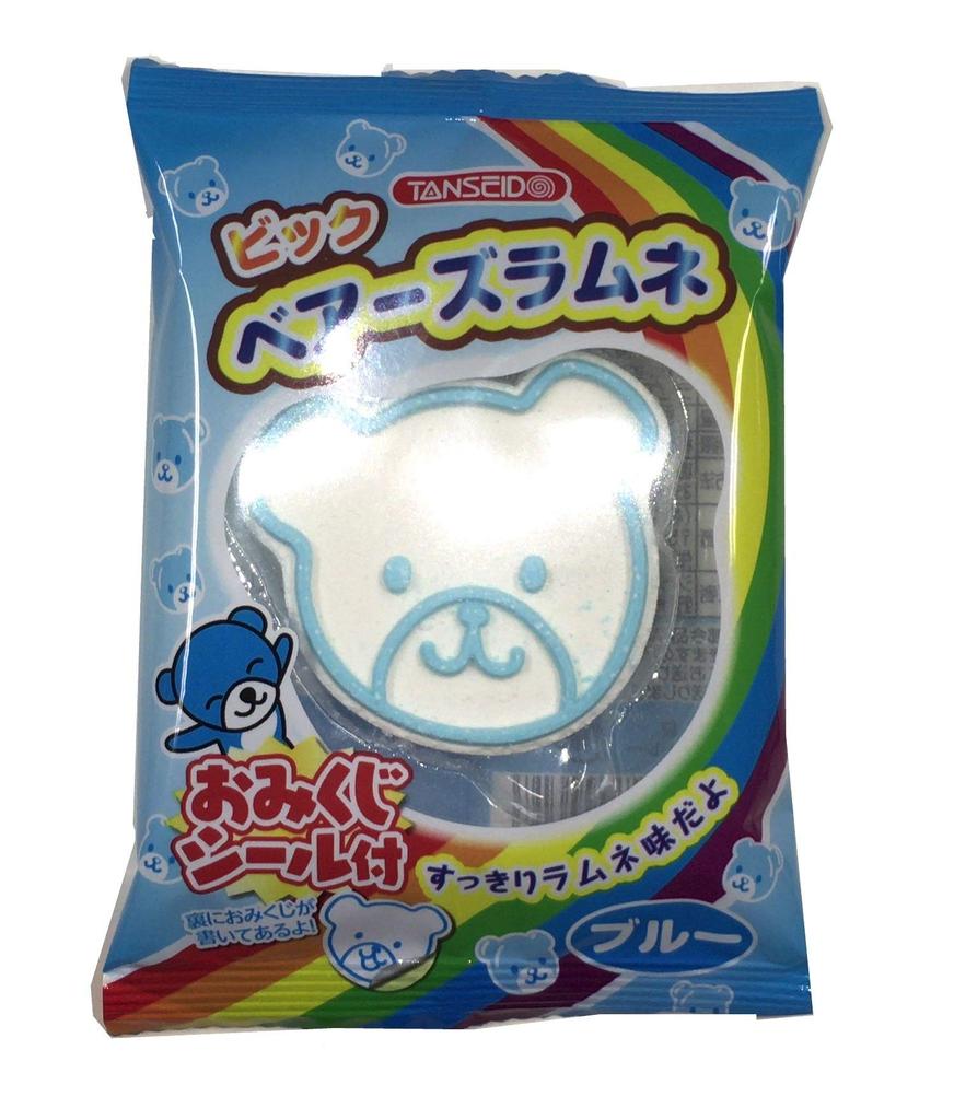 Nibudo Confectionery Nibudo Honpo Big Bears Ramune Blue 15g X 20 Pieces