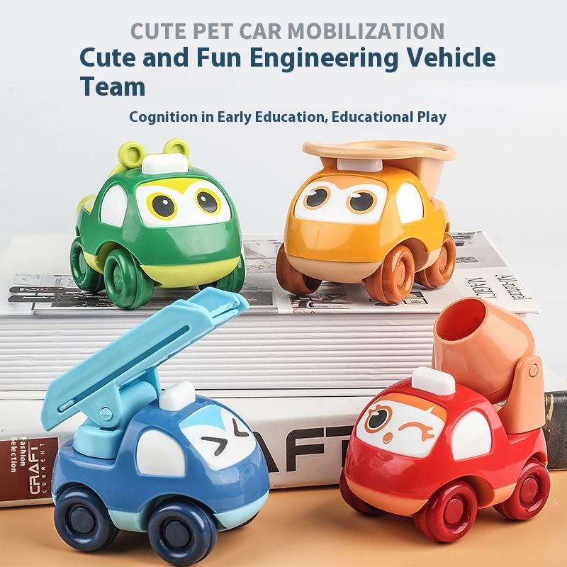 Children's Toy Car Boy Inertia Car Fire Engineering Car Baby Toy Set