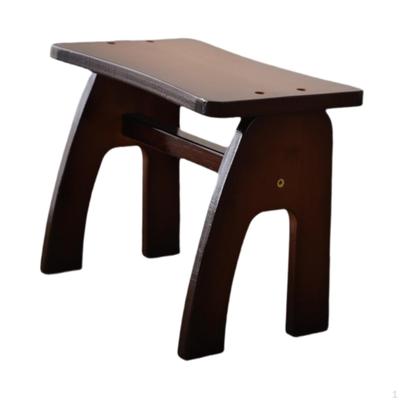Wood Stool Footrest Sturdy Portable Solid Shoe Changing Footstool Multipurpose for Kitchen Nursery