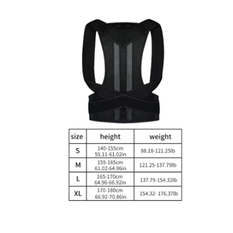 1Pc Humpback Correction Sports Adult Back Correction Strap Spine Correction Anti-Hunchback Fixed Back Correction Belt For Adult