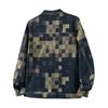2025 Men's Retro Plaid Denim Jacket - Autumn/Winter Collection: Casual Loose-Fit Workwear Top