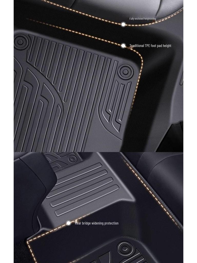 TPE Fully Enclosed Floor Mats for 2025 Honda CRV Haoying - Driver's Side