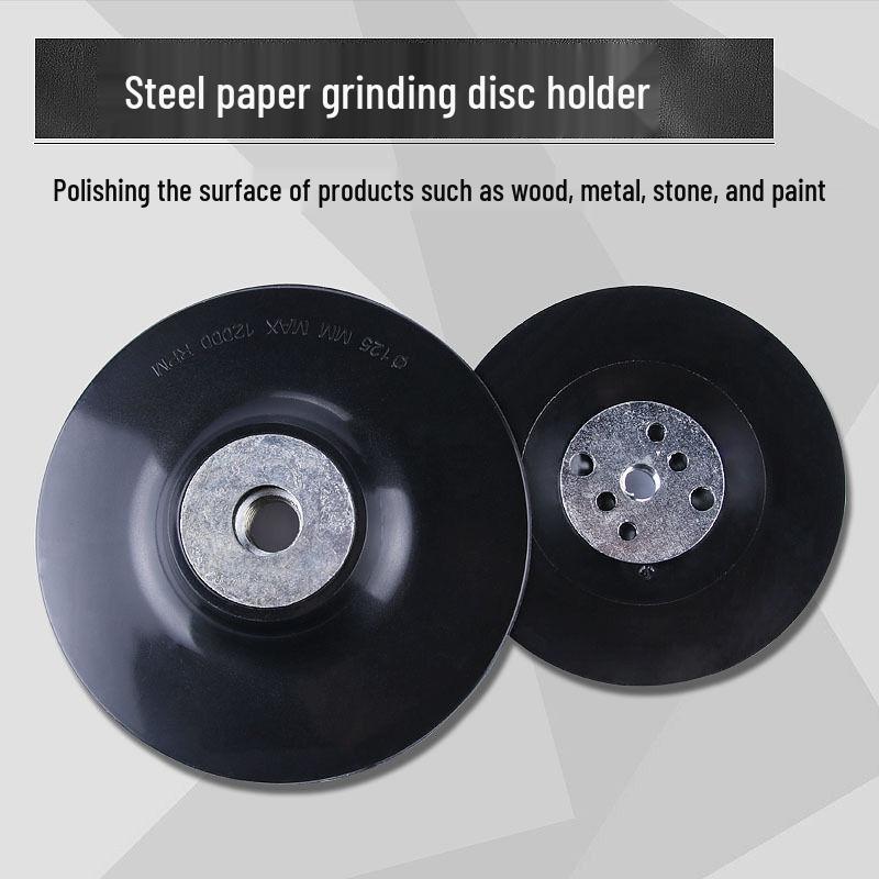 Steel Chassis Grinding & Polishing Disc Backing Pad for Angle Grinders