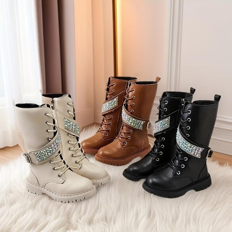Autumn Winter Knee High Boots Girls Older Kids