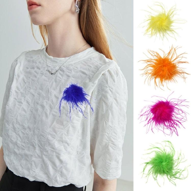 Spilla Spilla Struzzo per Abiti da Festa Decorazioni Corsage Piuma Spilla Piuma Donna