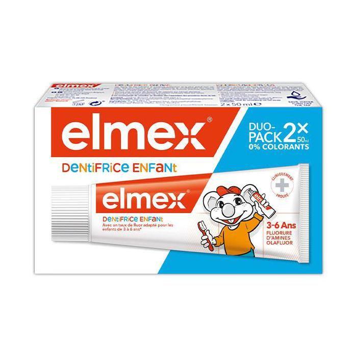 Elmex Kids Dentifrice 3-6 ans Lot de 2 x 50ml