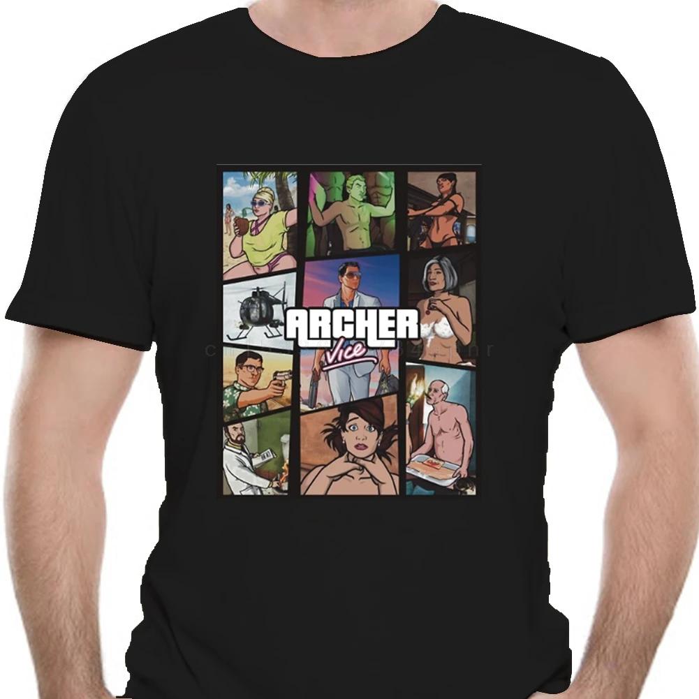2023 Women Men Summer Shirt Custom Printed Shirts SHIRT ARCHER TV SHOW VICE T-Shirt XS-4XL Anime Tshirt Y2k