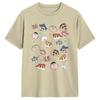 School Friends Crayon Shin Chan T-Shirt Summer Y2K Retro T Shirts 100 Cotton Tshirt For Mens Short Sleeves Clothing