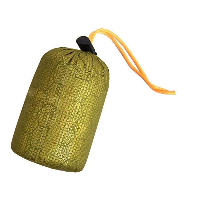 

Survival Sleeping Outdoor Emergency Thermal Водонепроницаемая сумка для хранения кемпинга 13*6cm зелёный